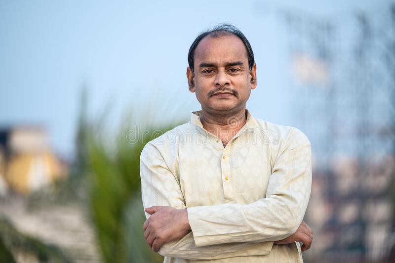 portrait-middle-aged-indian-man-206623467